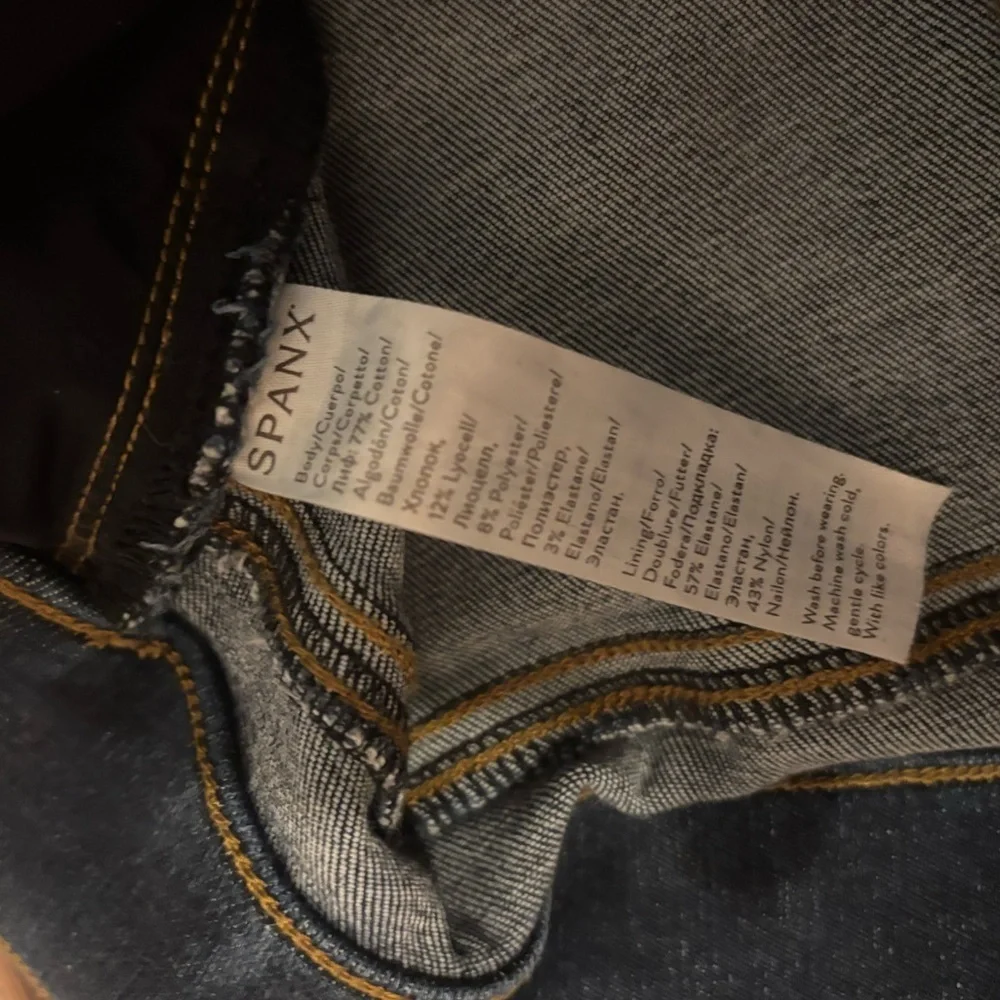 SPANX Ankle Jeggings - Dark Wash - Picture 4 of 7
